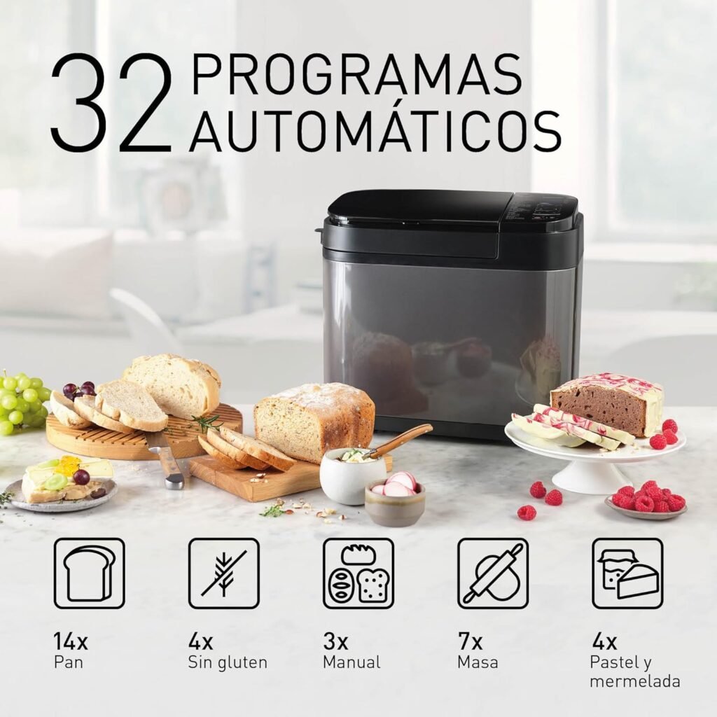 2 programas para hacer pan, pastel, masa y sin gluten