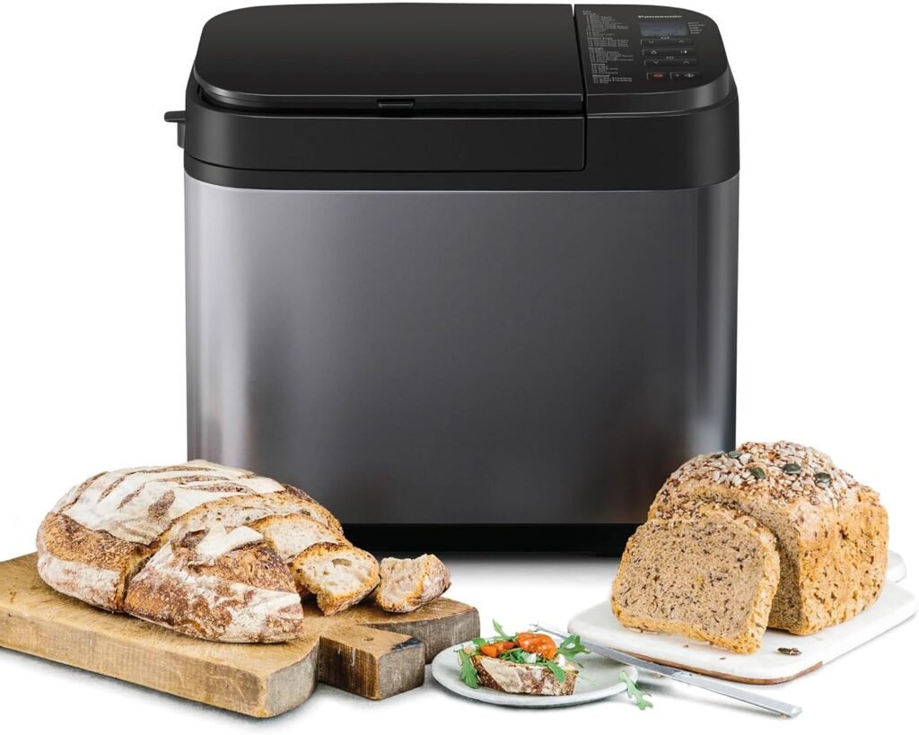 Panificadora Panasonic SD-YR2540HXD con panes caseros de masa madre