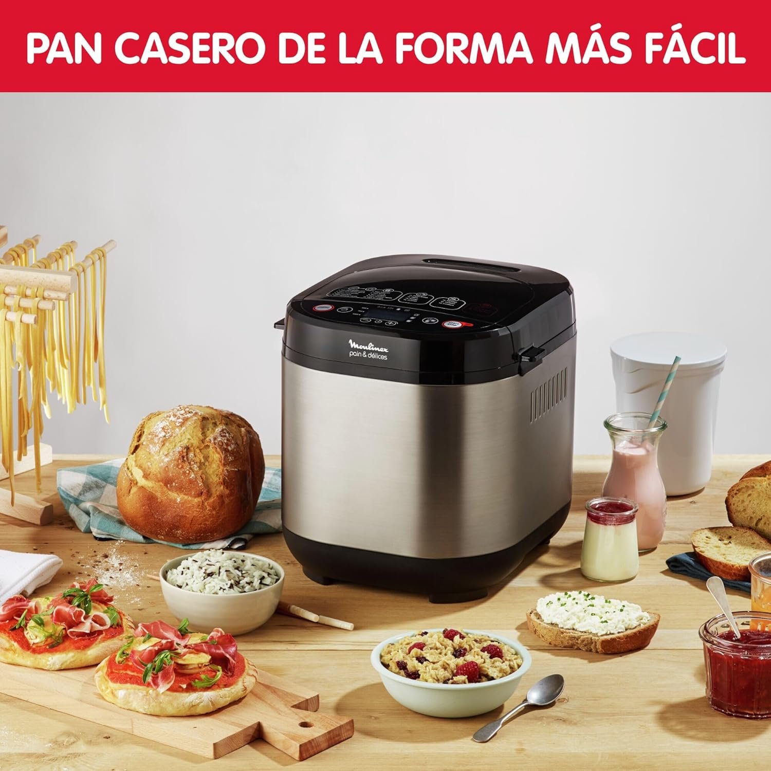 Pan casero facil con laMoulinex Pain & Délices