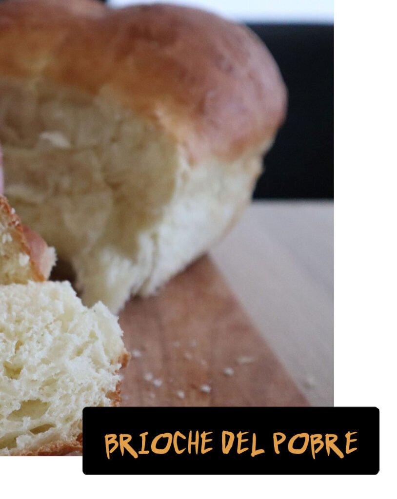 Receta de brioche del pobre