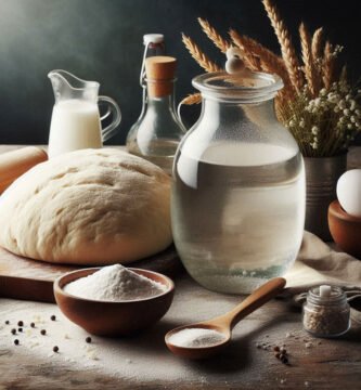 Cantidades de agua y sal para la elaboración de pan