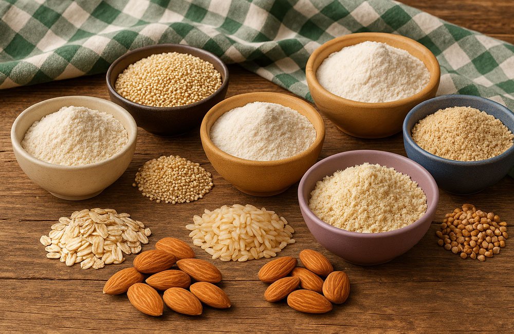 Harinas sin gluten, saludables y fáciles de preparar en casa
