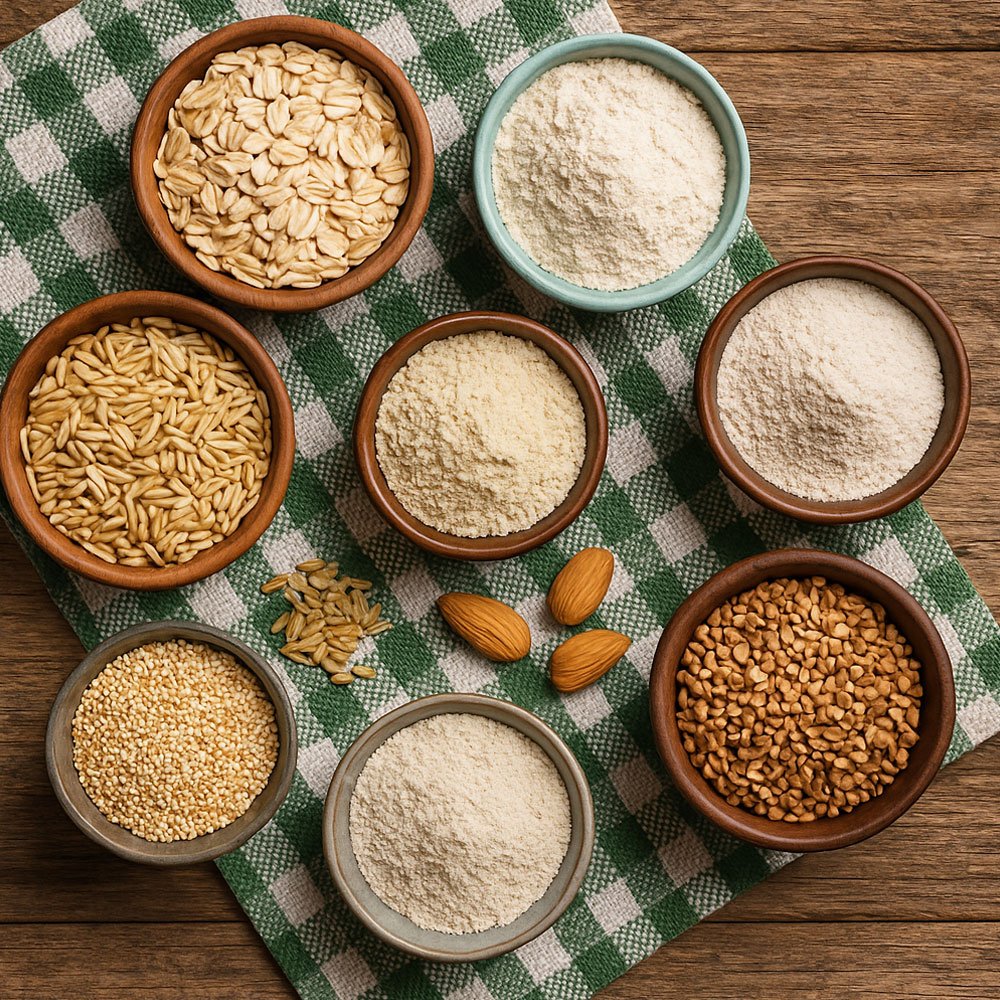 Harinas sin gluten, saludables y fáciles de preparar en casa
