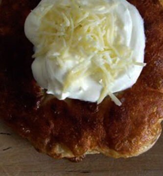 Langos pan frito de patata