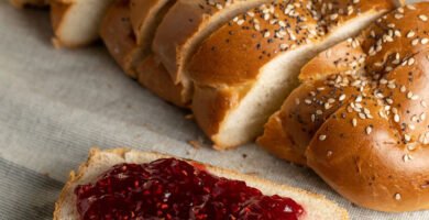 Pan de cereales y mermelada de higos-con panificadora