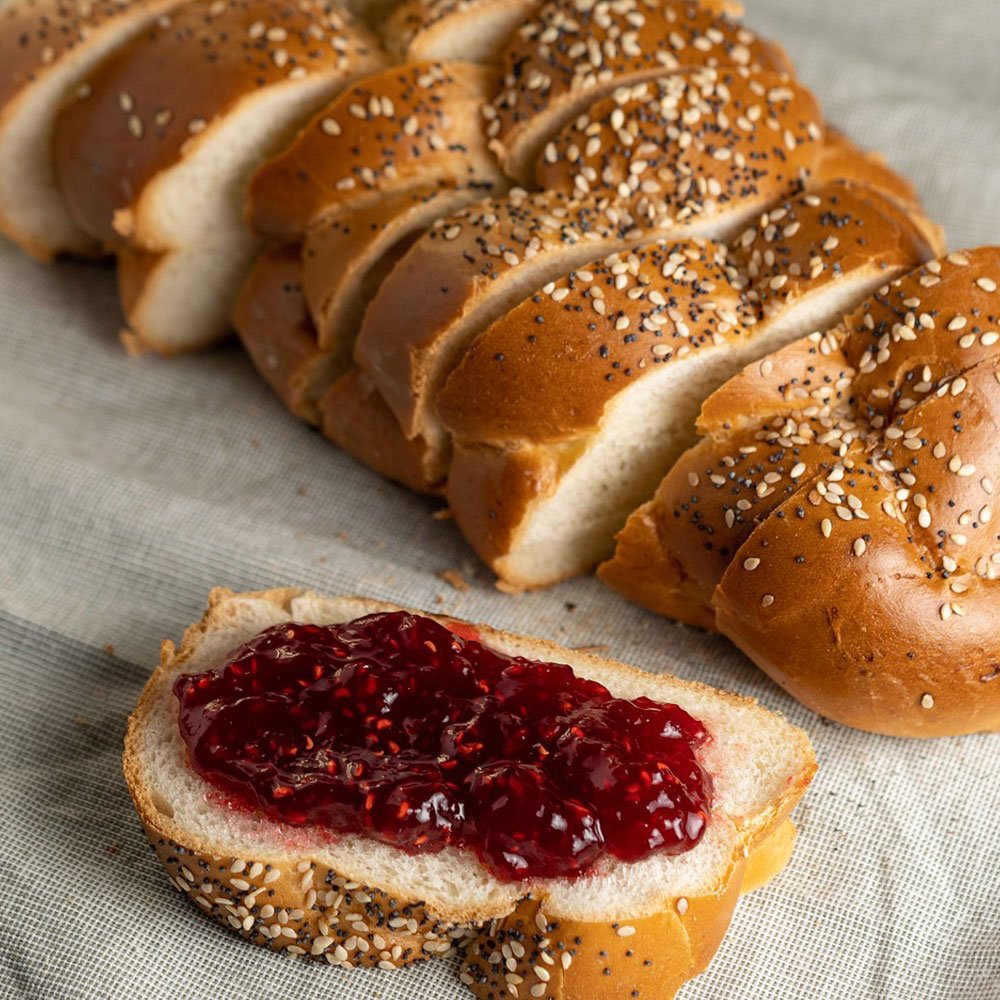 Pan de cereales y mermelada de higos-con panificadora