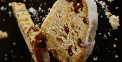 Pan de frutas escarchadas con panificadora