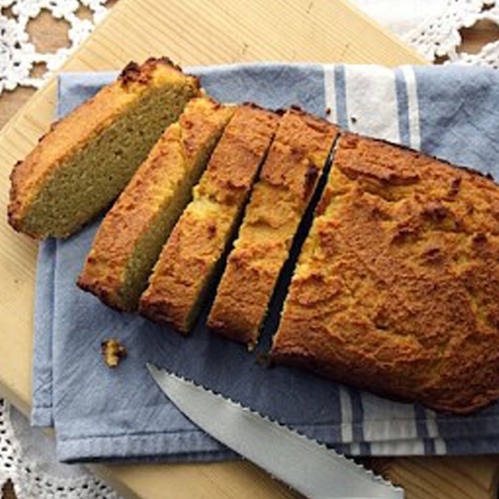 pan de maíz con panificadora