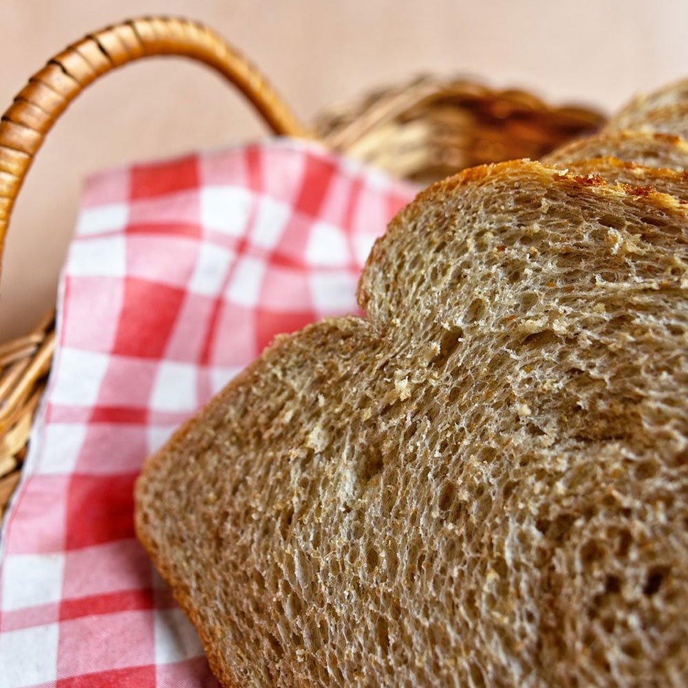 Pan integral tradicional con panificadora