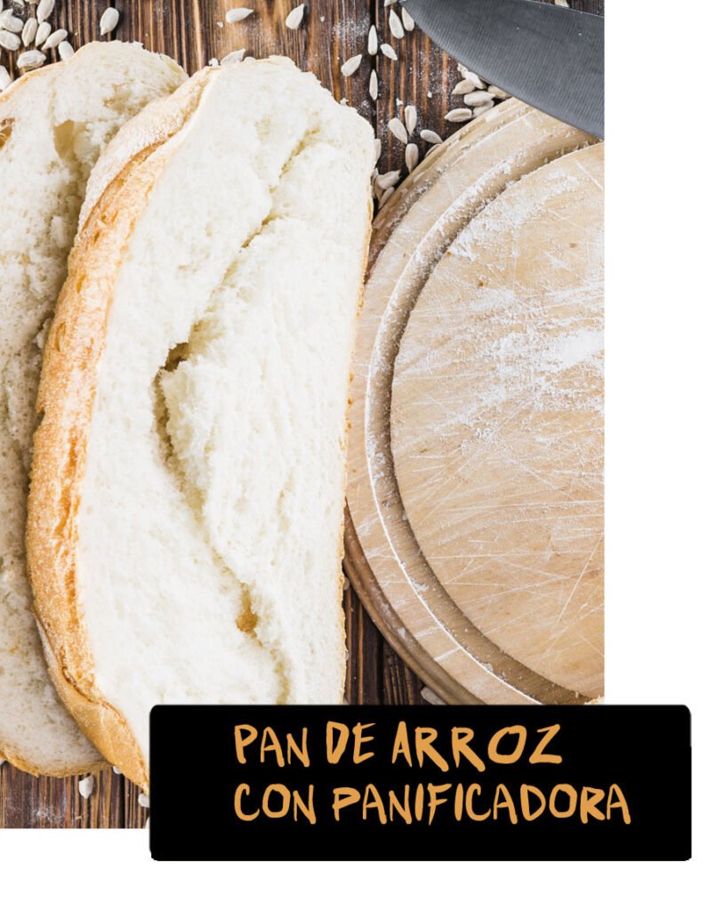 Receta de pan de arroz con panificadora