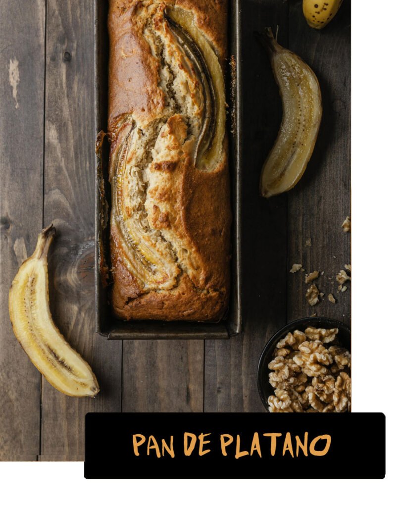 Receta de pan de platano