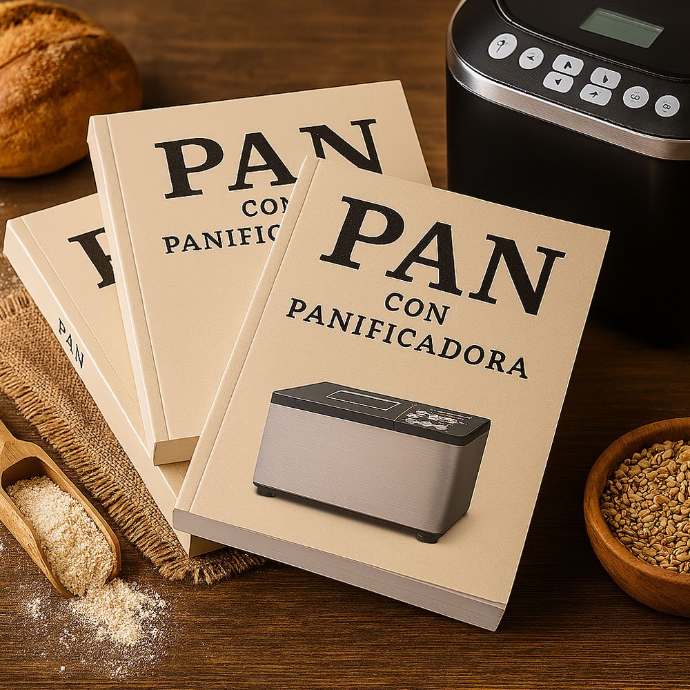 Libros para hacer pan con panificadora