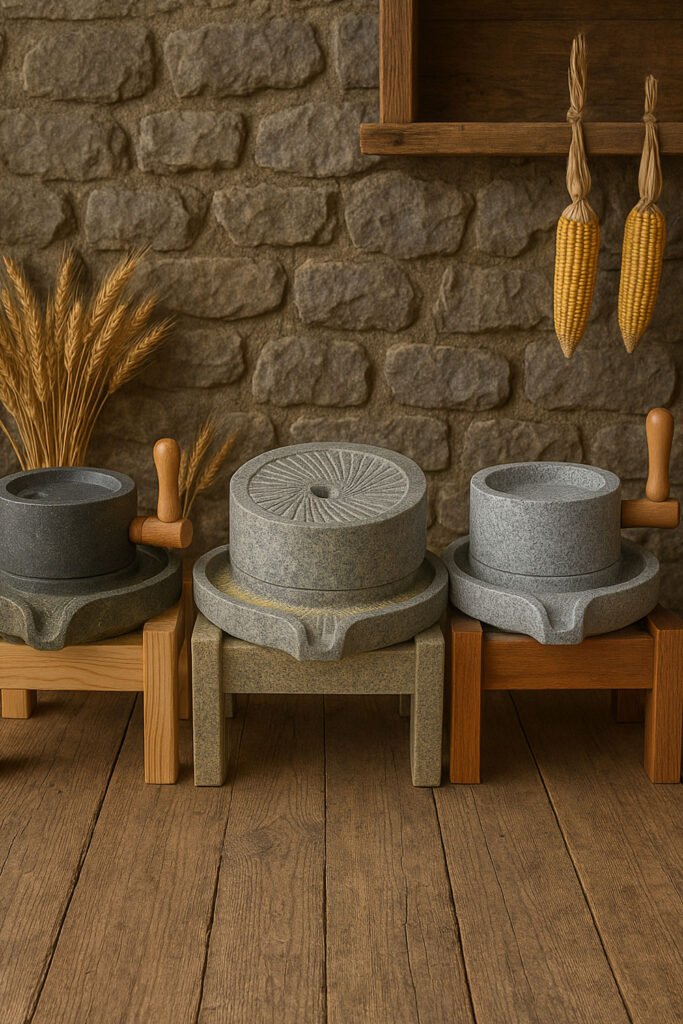 molinos de piedra para trigo en casa rural