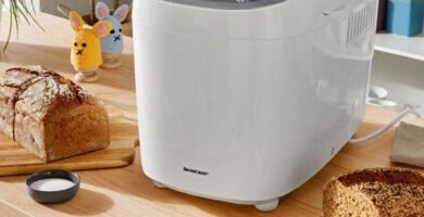 Panificadora Silvercrest en la encimera de la cocina