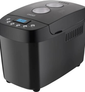 Panificadora Unold Big Black 68525 en negro con pantalla digital y doble ventana