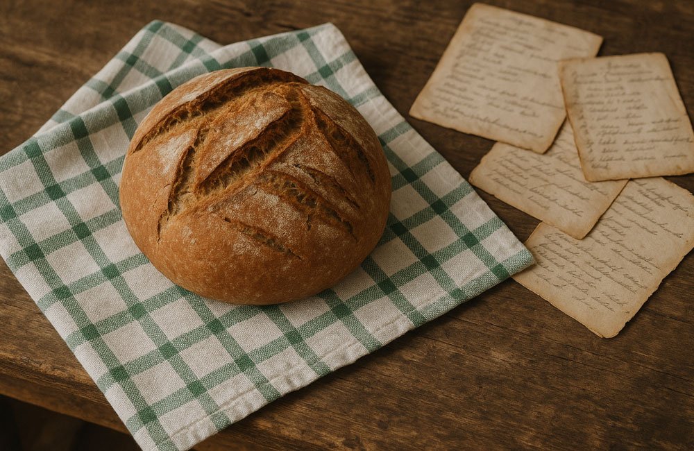 Recetas caseras de pan en cocina tradicional