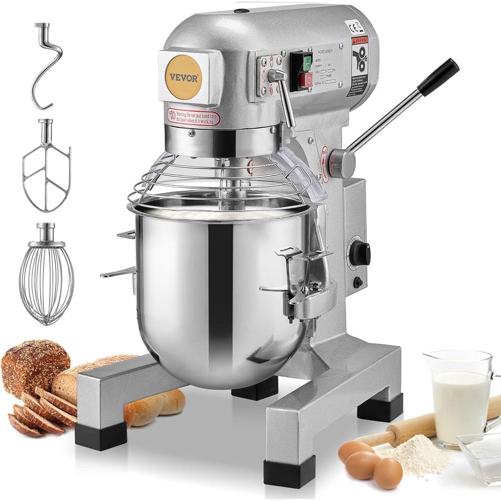 Amasadora de panadería profesional VEVOR 18,7L